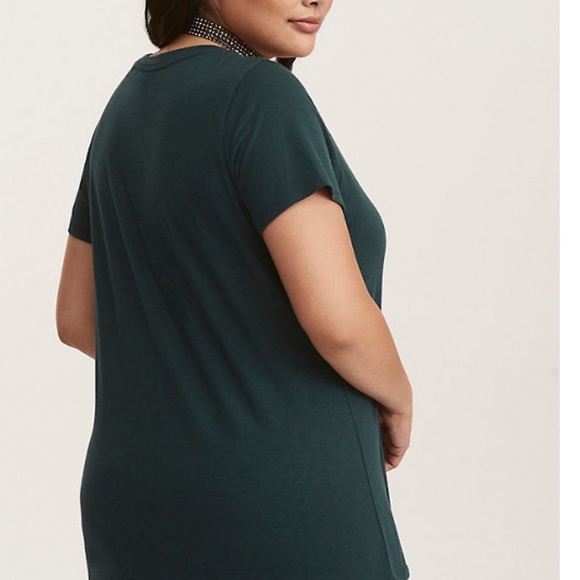 One Of A Kind Slub Scoop Tee - Picture 4 of 5